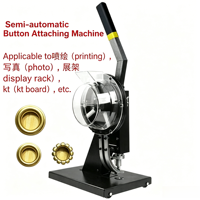 Machine à poinçonner les œillets semi-automatique en acier inoxydable de 10 mm pour bannières souples, presse manuelle pour œillets pour post-traitement