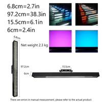 Lumière à effet de pixel LED polychrome 720x0.5W Bar Disco DJ Party Club LED Wall Wash Dyeing Lighting Stage DMX512 RGBW Event Show