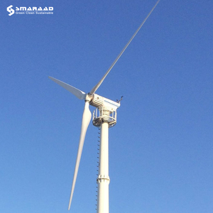 กังหันลมอุตสาหกรรมแบบแนวนอน Smaraad กำลังไฟ 100KW 200KW 500KW รุ่น SD-100KW/200KW/500KW สำหรับโรงไฟฟ้าพลังงานลม - Product Image 6