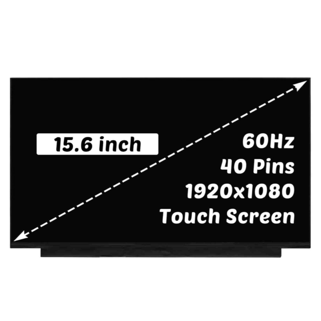 Replacement Laptop LCD Screen for HP ProBook 450 G8 1920x1080 15.6 Inch 40Pins LED Screen Display Digitizer Panel Touch Screen