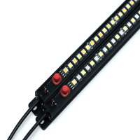 Barre lumineuse LED étanche 12V IP68 blanche et ambre avec fonction SOS pour une utilisation en extérieur