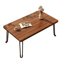 Table basse rectangulaire pliable moderne et simple, table à manger et à étudier en bois portable pour petit appartement, pour utilisation dans le salon