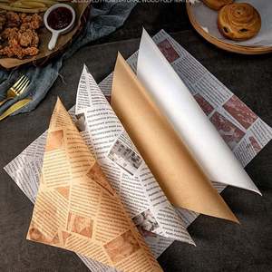 Papel Antigrasa de Grado Alimenticio Impreso Personalizado para Empacar y Envolver Hamburguesas, Pasteles y Otros Alimentos - Product Image 2