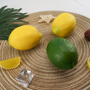 Modelo de Limón Artificial para Decoración Navideña de Ventanas, Fruta Falsa, Limón, Verduras y Frutas Artificiales - Product Image 2