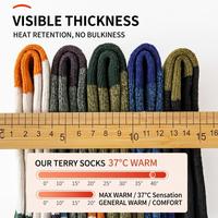 Chaussettes de sport en coton respirant à rayures rétro côtelées, épaisses et douces, avec logo personnalisé OEM, pour le skate et le skateboard
