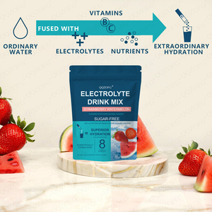 Paquete de 16 suplementos de electrolitos con sabor a fresa, polvo de elaboración para nutrición deportiva, otras bebidas - Product Image 5