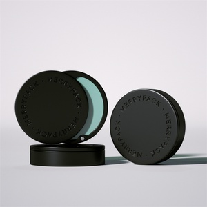 Estuche de Perfume Sólido Personalizado, Envase Deslizante de Metal para Bálsamo, Nuevo y Exclusivo Envase Magnético Negro para Perfume Sólido - Product Image 5