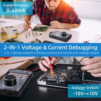 Générateur de signal haute précision 4-20mA 0-10V 0-5V, simulateur de tension et de courant réglable LB02G, source/encastrable 0-22mA pour transmetteur