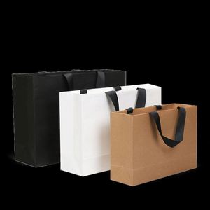Bolsa de Regalo Personalizada con Logotipo Impreso, Reutilizable, Reciclable, de Cartón, Estilo Clásico, con Asa Circular, para Cartera - Product Image 6