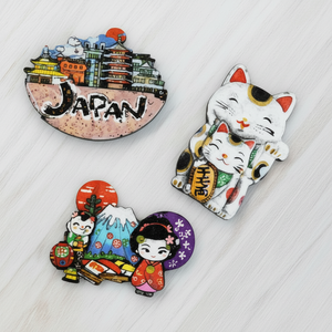 Aimant de réfrigérateur souvenir du Japon pour afficher vos souvenirs de voyage - Product Image 1