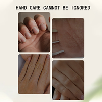 Crème pour les mains à l'essence parfumée 80g en boîte, crème hydratante anti-fissures pour les mains douces et lisses