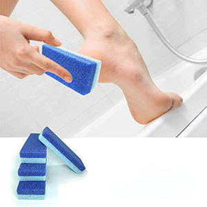 <span class=keywords><strong>Pierre</strong></span> <span class=keywords><strong>ponce</strong></span> double face pour le gommage des pieds, brosse à pieds, bol de pédicure et éliminateur de callosités pour les soins personnels - Product Image 3