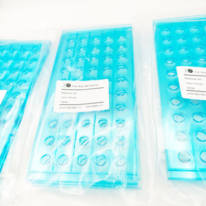 Support de tubes en plastique XZ Lab Supplies, 13 mm, 50 trous, pour usage en laboratoire - Product Image 4