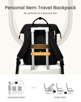 Sac à dos de travail et de voyage LOVEVOOK grande capacité, imperméable, pour ordinateur portable 15,6 17,3 18 pouces, pour femmes et hommes