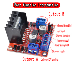 L298N Driver Board Module L298 Stappenmotor Slimme Auto Robot Breadboard - Product Image 5