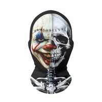 Usine directe pas cher Sublimation impression fête adulte Vampire Costume visage complet horrible effrayant Halloween masques