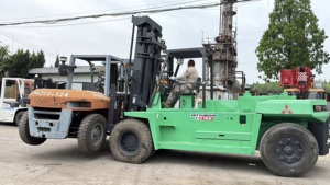 Used Japan Forklift Mitsubishi FD160 FD150 for Sale 16TONS Forklift Secondhand Forklitft With Good Condition - Product Image 6