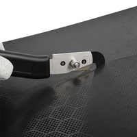 Outil de découpe professionnel à double lame en alliage d'aluminium pour film de fenêtre et film de protection de carrosserie en vinyle
