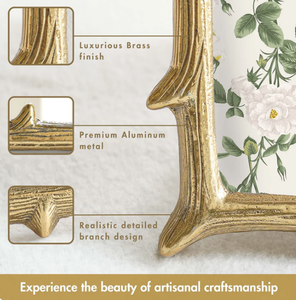 Best Metal Twig Decorative Gold <b>Photo</b> <b>Frames</b> <b>Set</b> of 2 Perfect for Creative Wall Display Office Desk or Home Interior Decoration - Product Image 5