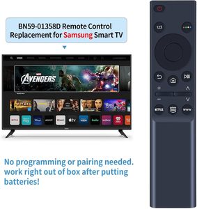 Télécommande universelle BN59-01358D pour téléviseurs intelligents Samsung UE43AU7100U UE43AU7500U - Product Image 1