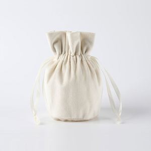Large Size 18*16cm With Round Bottom 10cm Plain Velvet Draw <b>String</b> Bags for Pendant Necklace Crystal Lipstick Storage - Product Image 6