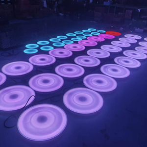 Espectáculo de Luces Navideñas, Parque de Atracciones, Luces LED Circulares Interactivas para el Suelo, Juegos Interactivos para Niños en Parques de Atracciones - Product Image 5