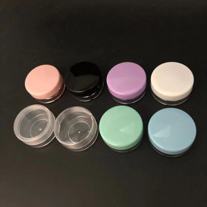 5 Gam 10 Gam 15 Gam 20 Gam Hồng Xanh Xanh Trắng Đen Trong Suốt Mỹ Phẩm Kem Jar, Vòng Facial Cream Mẫu Rỗng Cream <span class=keywords><strong>Container</strong></span> - Product Image 5