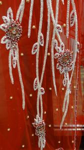 Caftán marroquí indio con trabajo manual de piedra elegante - Product Image 3