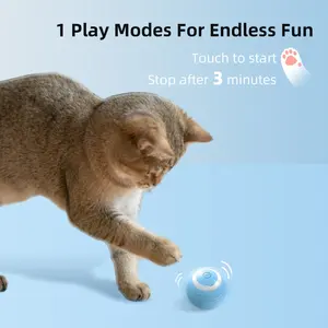 Balle de chat interactive jouets pour chien chat intelligent jouet de chat interactif électronique intérieur automatique roulement balle magique accessoires de <span class=keywords><strong>jeu</strong></span> - Product Image 5