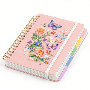 <b>Custom</b> Wholesale Fabric Cover Notebook High Quality Hardcover Journal Personalized Logo <b>Diary</b> for Students Gift Business - Product Image 1