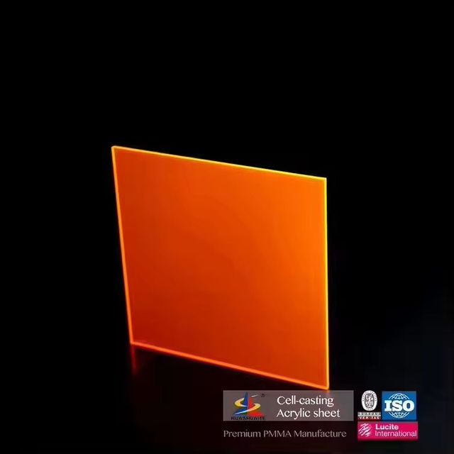 HUASHUAITE Fluorescent Diffuser Color Light Diffusion Panel Acrylic Sheet for Decoration Advertising Light Box