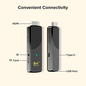 Rockchip RK3518 quad-core TV98 ATV แท่งทีวี X10 4K * 2K 5G WiFi BT ควบคุมด้วยเสียง2GB + 8GB 14.0แอนดรอยด์ - Product Image 2
