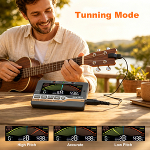 Metrónomo <span class=keywords><strong>Digital</strong></span> 3 en 1 Recargable <span class=keywords><strong>con</strong></span> Función Tap Tempo, <span class=keywords><strong>Afinador</strong></span> Cromático y Generador de Tonos para Guitarra, Bajo y <span class=keywords><strong>Violín</strong></span> - Product Image 3
