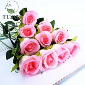 Vente en gros bouquet de roses artificielles fleurs artificielles en soie pour la décoration du salon - Product Image 4