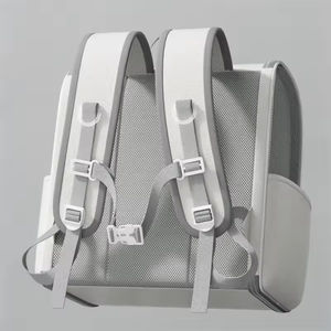 Mochila Transportadora para Mascotas, Gatos y Perros Pequeños, Impermeable, Resistente, Transpirable, con Bolsillos Dobles, Cierre de Cremallera, Correas Acolchadas Cómodas, para Exteriores - Product Image 5