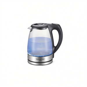 Bouilloire électrique Nacaiu 7 tasses 1,7 L en verre avec filtre, arrêt automatique, chauffe-eau 1200 W en acier inoxydable - Product Image 1