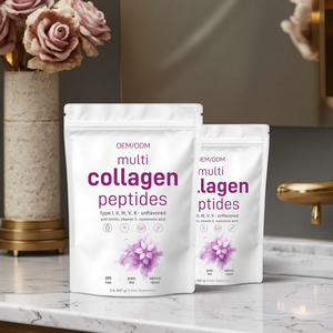 Péptidos de Colágeno Hidrolizado OEM en Polvo con Vitamina <span class=keywords><strong>C</strong></span>, Fácil de Disolver, Sin OMG, para Hombres y Mujeres, Seguro para Mujeres Embarazadas - Product Image 1