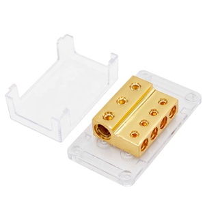 3x0/4 Gauge in 4x4/8 Gauge Out Amp Strom verteilungs block Car <span class=keywords><strong>Audio</strong></span> Splitter 4-Wege-Ausgänge Power Distributor Block Sicherungs halter - Product Image 5