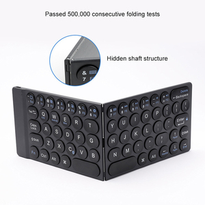 Clavier mini pliable sans fil, design ultra fin, rechargeable, pour tablettes et ordinateurs portables - Product Image 4