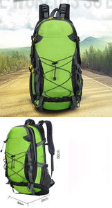 Sac à dos de randonnée de grande capacité personnalisé en gros pour le camping en plein air, la randonnée, 55l, sac de montagne imperméable - Product Image 3