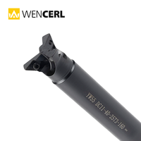 WENCERL Fraise à rainurer en V en carbure pour CNC, fraise à queue d'aronde YW45 55 60 degrés pour plaquettes DCMT08 DCMT11