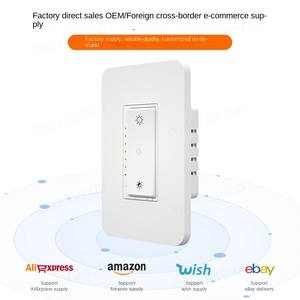 Interrupteur tactile à intensité variable 2 voies standard US 110V/240V, indice de protection IP27, unipolaire/bipolaire 10A, en polycarbonate pour éclairage dimmable - Product Image 5