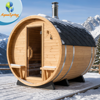 Sauna extérieur traditionnel finlandais de haute qualité, écologique, en bois de cèdre rouge, pour 4-5 personnes, pour la maison et le jardin