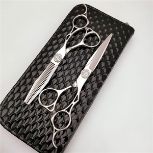 Ciseaux à cheveux KUI 6,0 pouces en acier inoxydable 440C, ciseaux de coiffure professionnels pour droitiers, usage beauté - Product Image 5