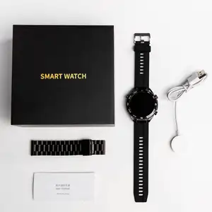 ZD5超伴侣商务男士智能手表1.5英寸3按钮ZD5 UM豪华不锈钢金表智能运动手表