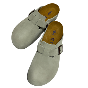 Sandalias Planas Birkenstock de Cuero Genuino de la Mejor Calidad al por Mayor, Zuecos de Cuero y Ante con Plantilla Antideslizante de Corcho - Product Image 3