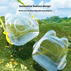 Cage de Hamster Portable transporteur de voyage pour Hamster nain hérisson syrien sucre planeur Rat petit Animal fournitures pour animaux de compagnie maison Habitat - Product Image 4