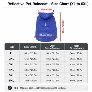 Impermeable para Perros con Capucha y Protección Abdominal, Chaqueta Reflectante para Corgi, Teddy y Perros Medianos y Grandes, para Exteriores - Product Image 5