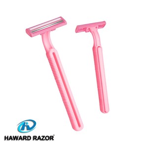 Twin Blade dùng một lần dao cạo giá bán buôn với chất bôi trơn Dải tùy chỉnh gói chấp nhận được người đàn ông và phụ nữ cạo râu dao cạo - Product Image 2