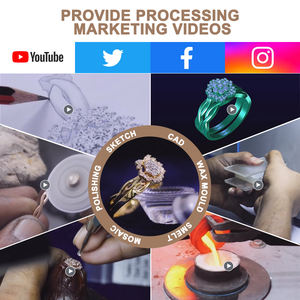 工場卸売VVS925シルバー1カラット2カラットマーキスカットモアッサナイトダイヤモンド6プロングソリティア婚約結婚指輪ジュエリー女性 - Product Image 5